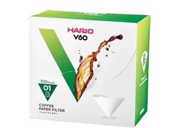 Hario V60 Filter Paper White for 01 Dripper — 100 pack
