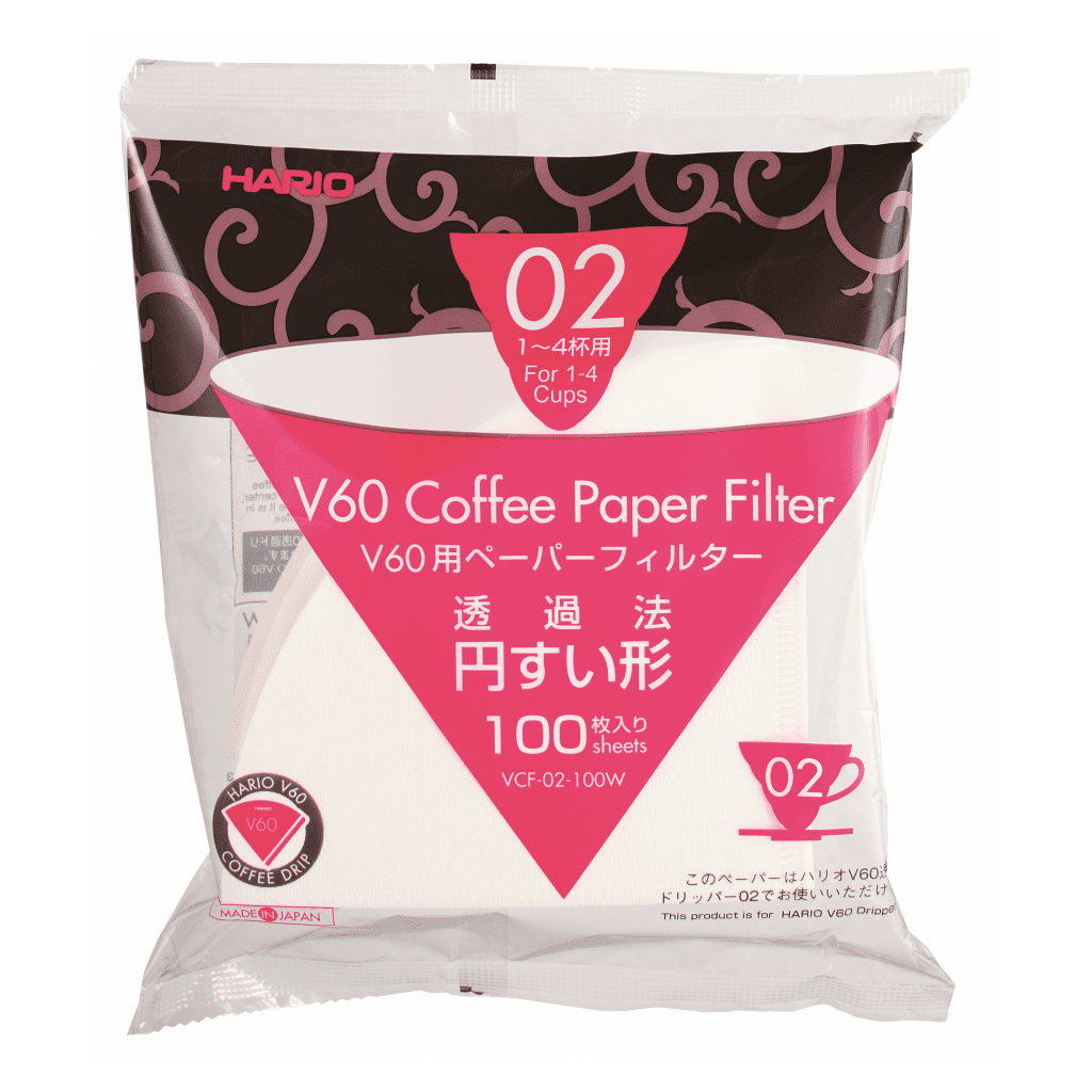 V60 Filter Papers 02 White 14 Cups 100x Liquid Spirit Coffee Roasters